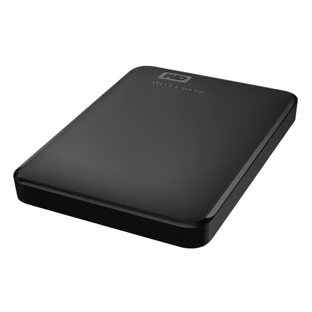 Western Digital Elements Portable External Hard Drive for Fast Data Transfer (1TB, Black)