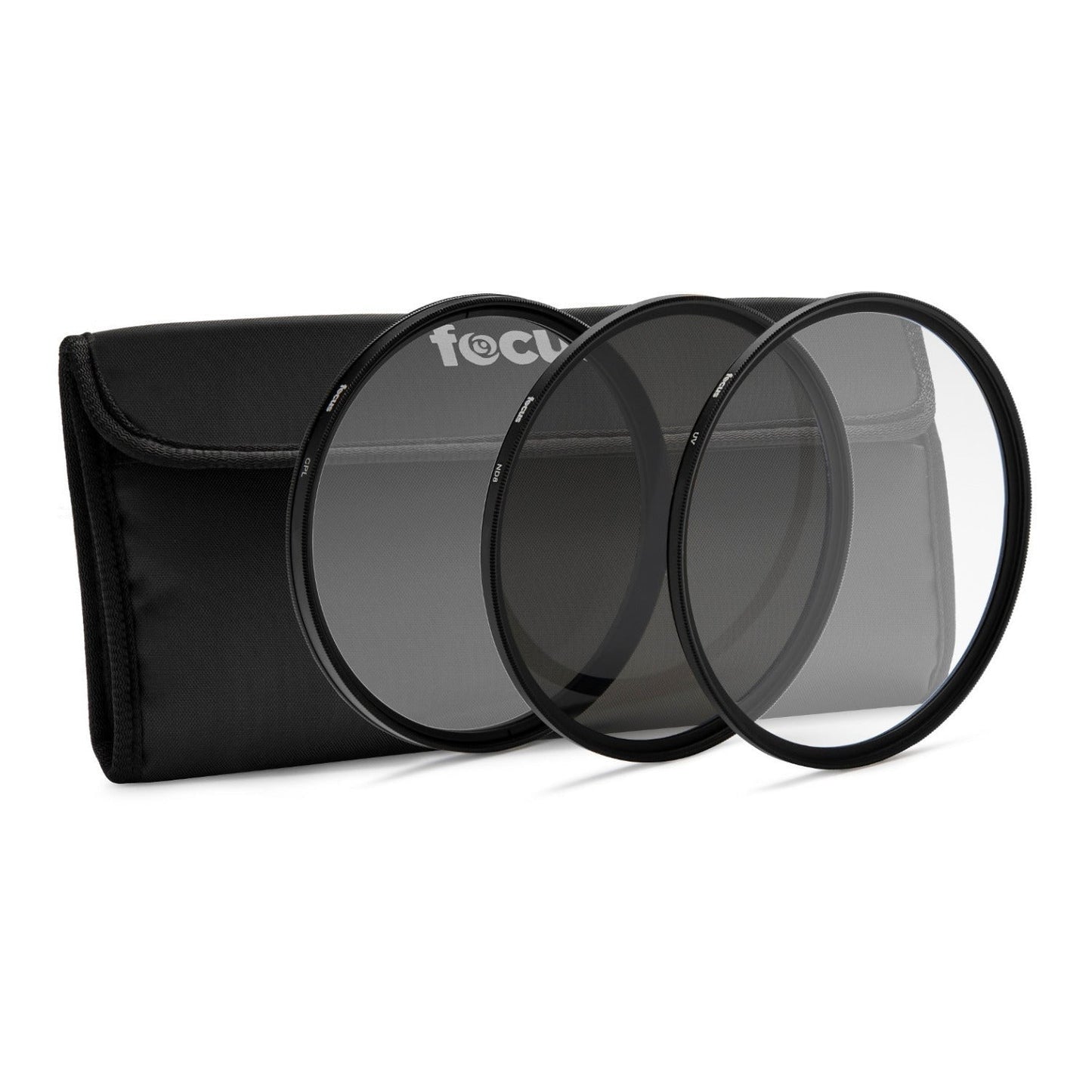 Focus Camera 46mm 3-Piece Lens Filter Kit with UV, CPL and Neutral Density