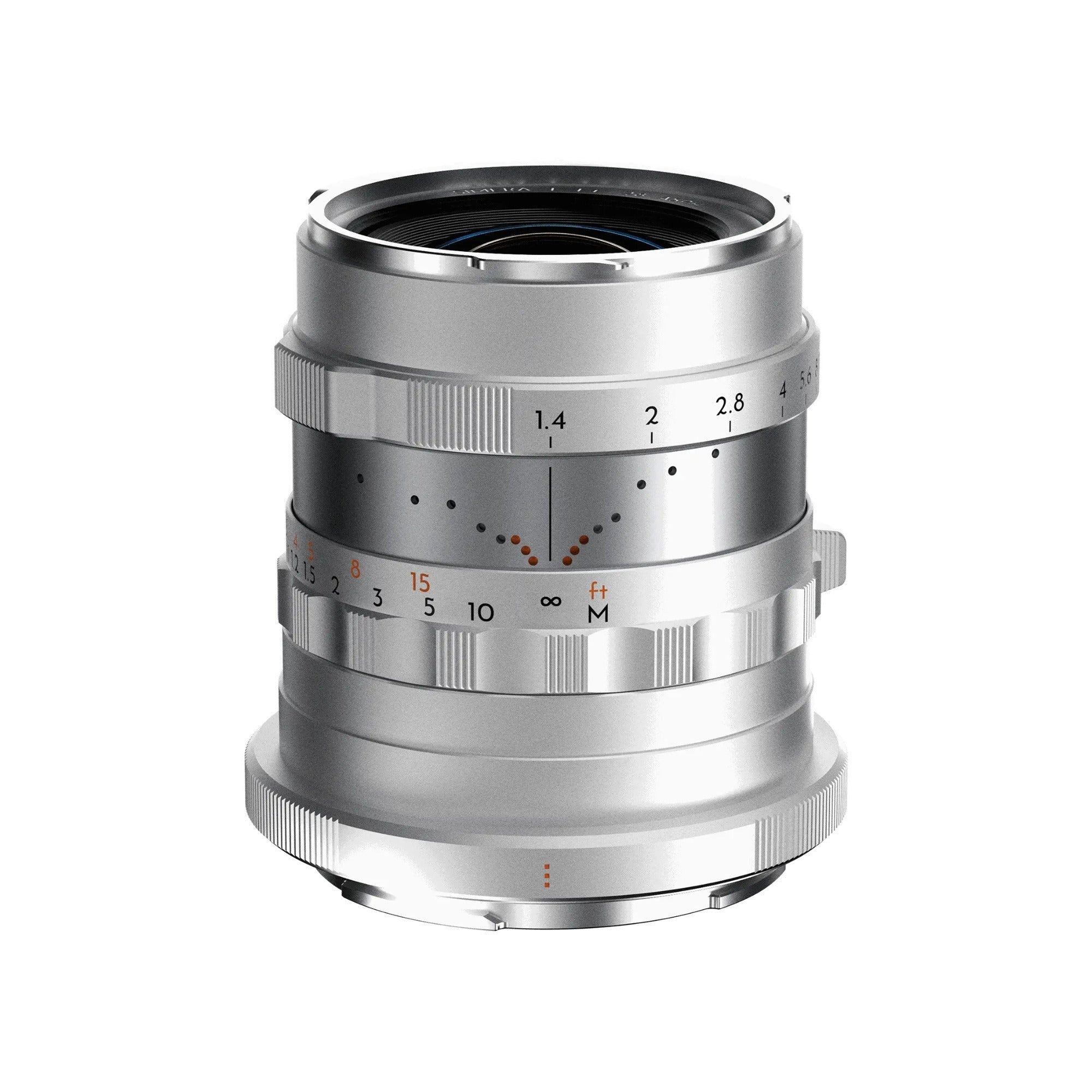 Thypoch Simera 28mm f/1.4 Full-frame Lens with Manual Focus (Nikon Z, Silver)