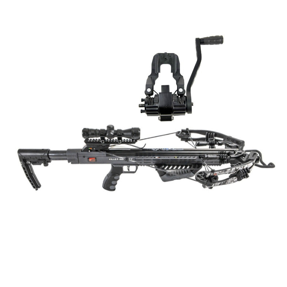 Killer Instinct Burner 415 FPS Crossbow Package with Dead Silent Crank