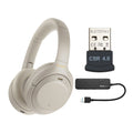 Sony WH-1000XM4 Wireless Noise Canceling Over-Ear Headphones (Silver) Bundle