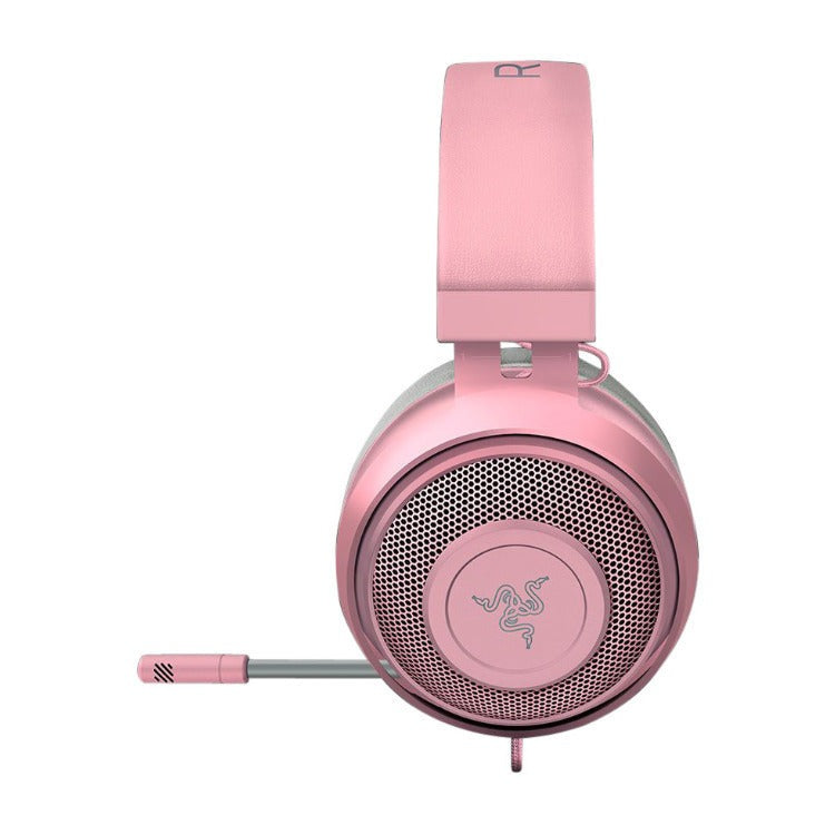 Razer Kraken Quartz Edition Wired Stereo Gaming Headset, Quartz Pink (Certified Refurbished)
