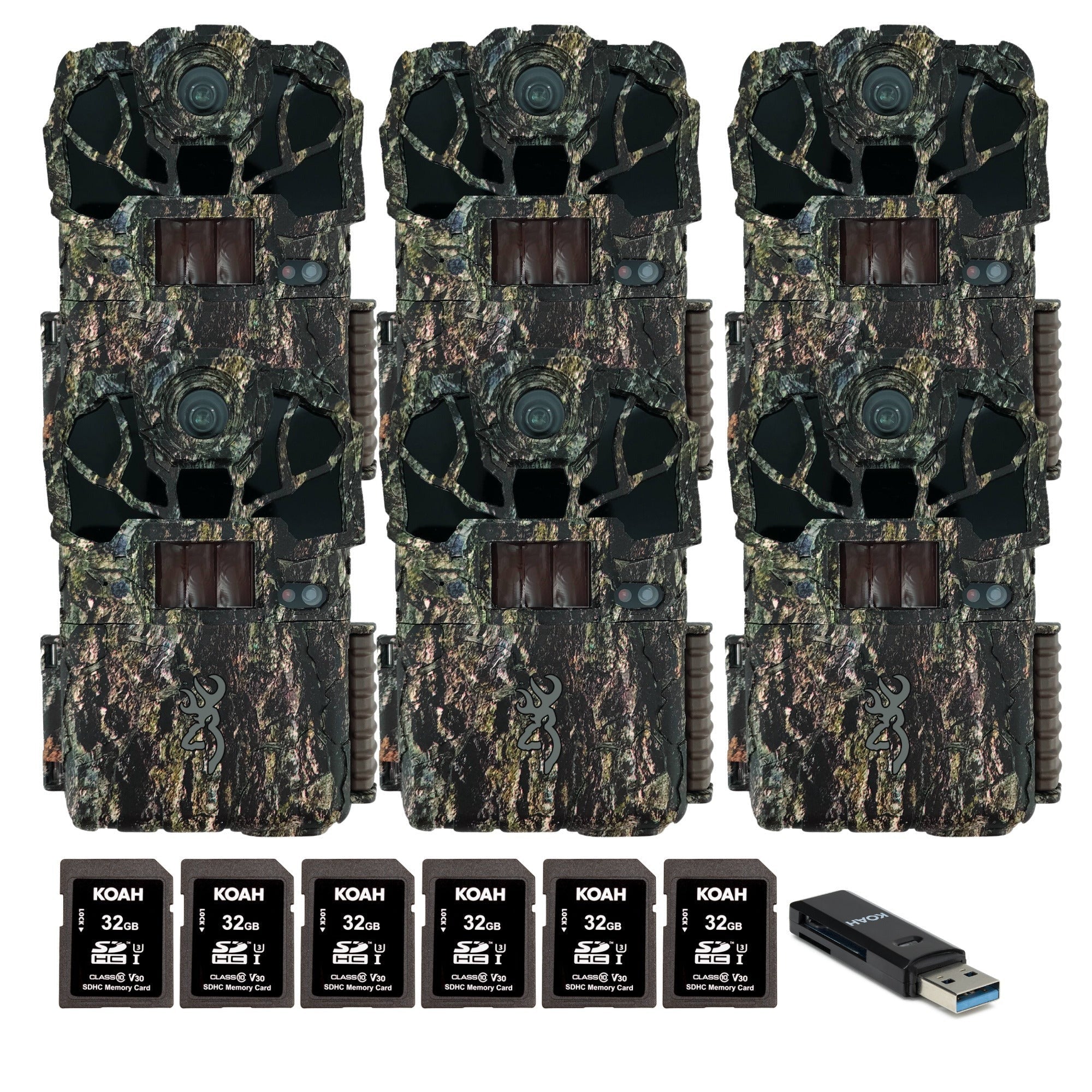 Browning Spec Ops Elite HP5 Ultra 46MP 1440p Trail Camera Bundle (6 Pack)