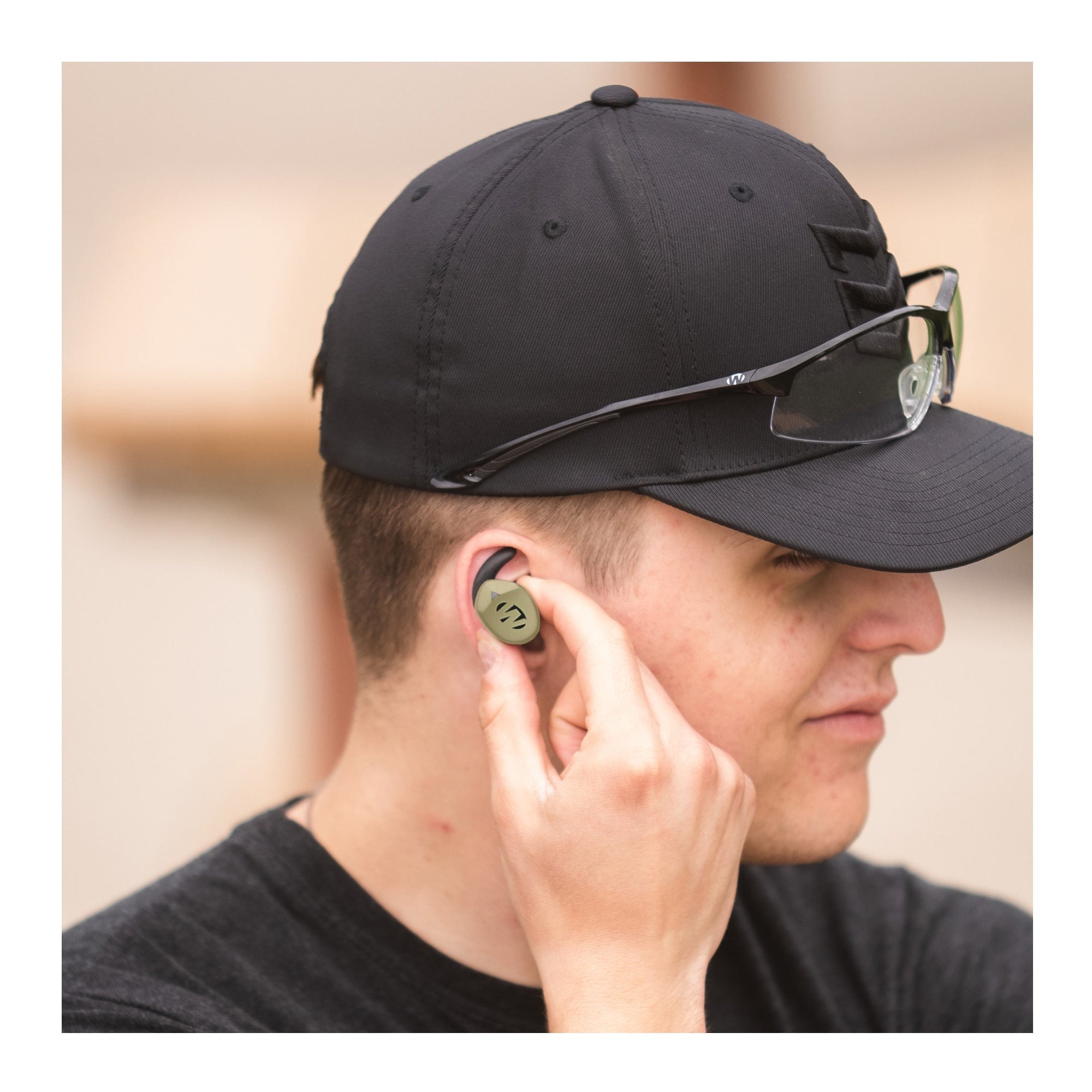 Walkers Silencer BT 2.0 Rechargeable Electronic Earbuds (OD Green) (2-Pack)