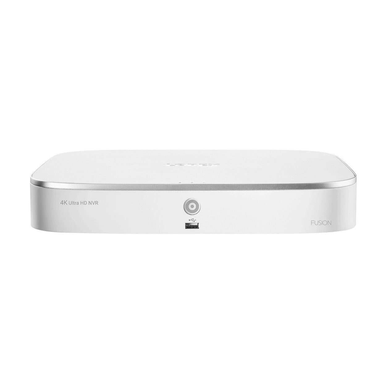 Lorex Fusion 4K 16 Camera Capable (8 Wired and 8 Wi-Fi) 2TB Wired NVR System with 8MP Cameras