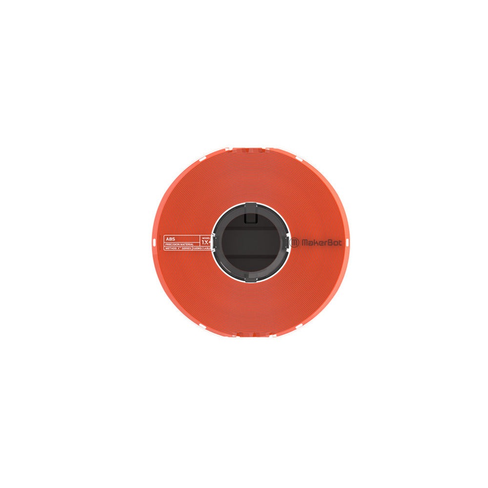 MakerBot ABS Filament Spool for Method X 3D Printer (Orange, 0.65kg/1.43lb)
