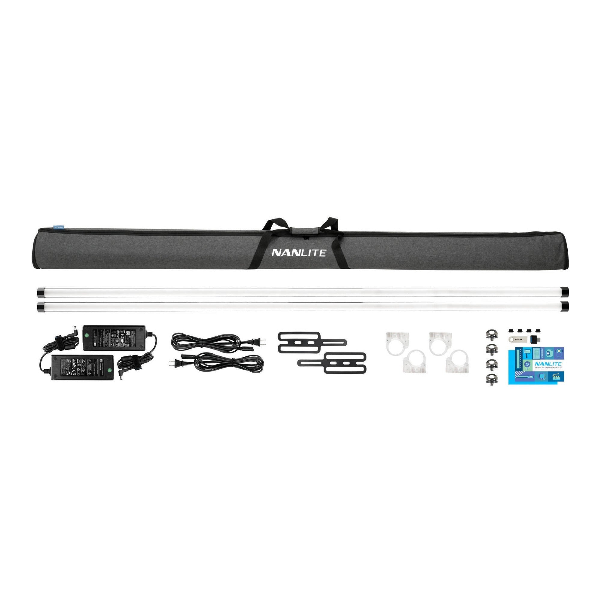 NANLITE PavoTube II 60XR RGB LED Pixel Tube Light (2-Light Kit)