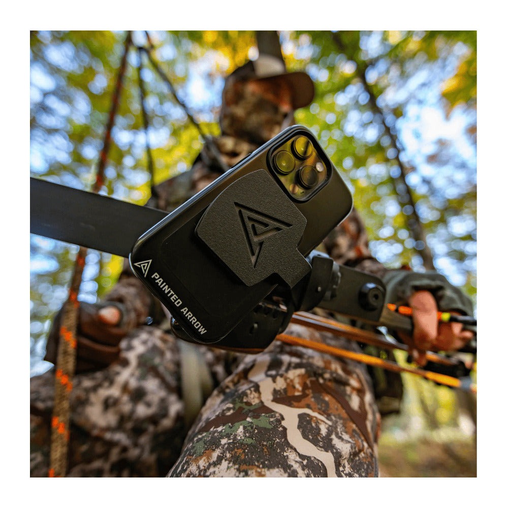 Painted Arrow Trad Pro Magnetic Smartphone Mount for Traditional Bows (Left Hand)