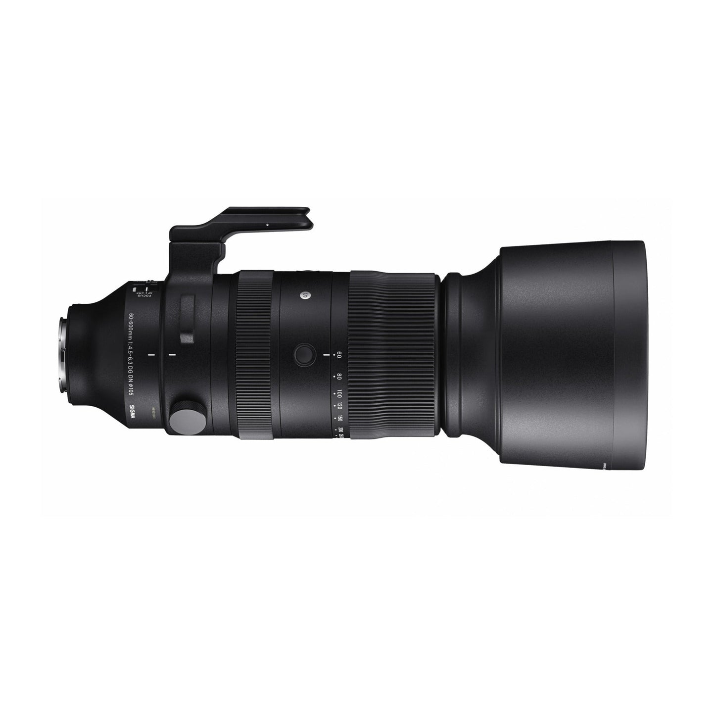 Sigma 60-600mm F4.5-6.3 DG DN OS Sports Lens for Sony E Mount with 1 TB Hard Drive, Lens Hood Bundle