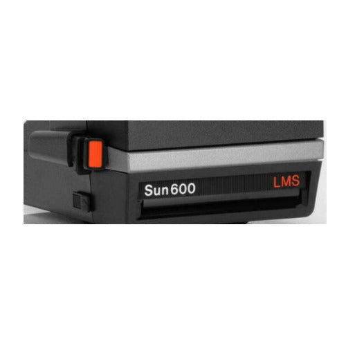 Polaroid 600 Sun600 LMS Built-in Flash Instant Film Camera with Strap (Silver and Black)
