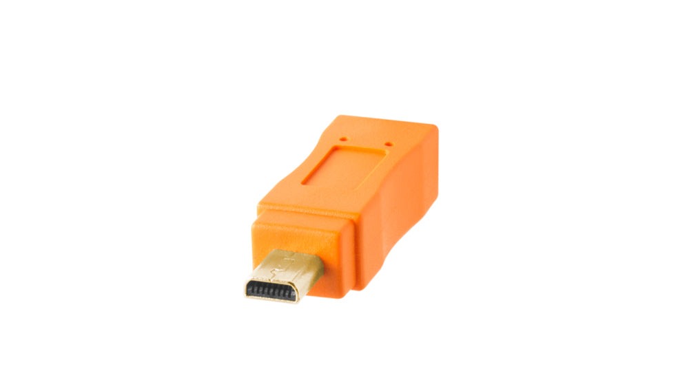 Tether Tools TetherPro USB 2.0 to Mini-B 5-Pin (15-Feet/Orange)
