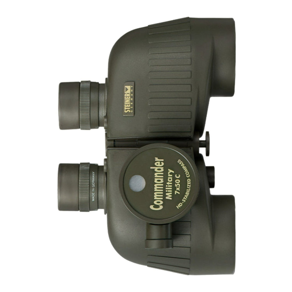 Steiner Optics 7x50 Military M750rc Binoculars with Illuminated HD Stabilized Compass and Auto Focus