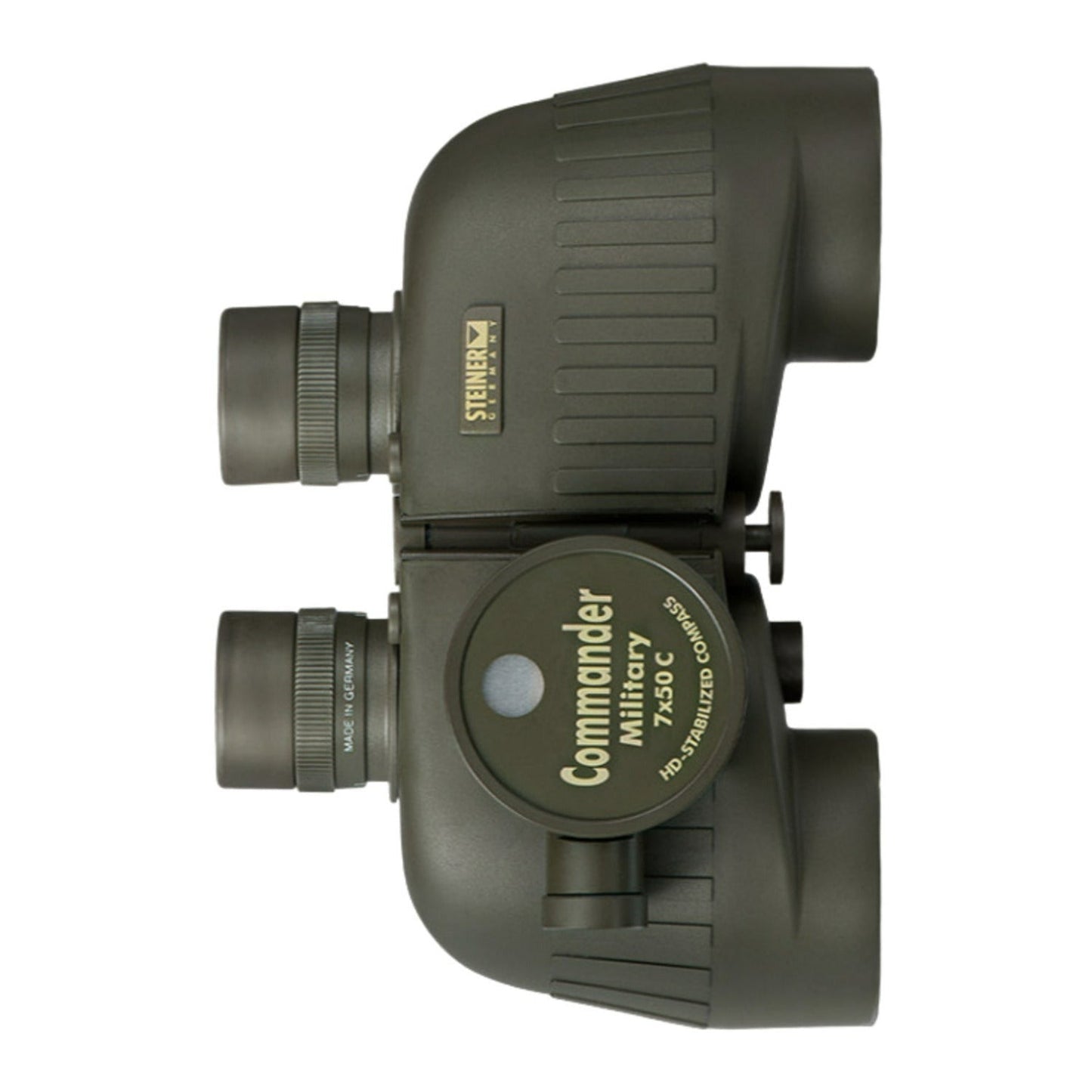 Steiner Optics 7x50 Military M750rc Binoculars with Illuminated HD Stabilized Compass and Auto Focus