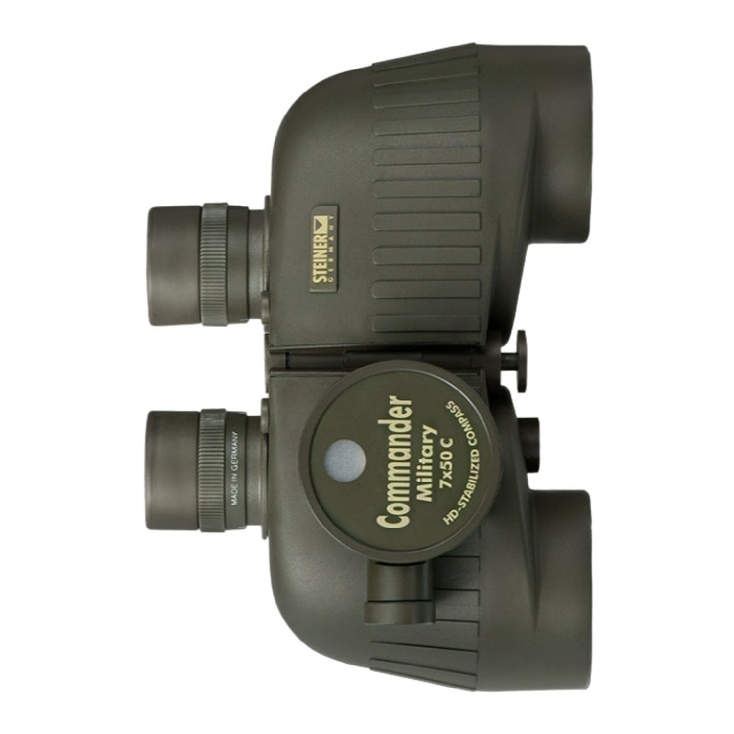 Steiner Optics 7x50 Military M750rc Binoculars with Illuminated HD Stabilized Compass and Auto Focus