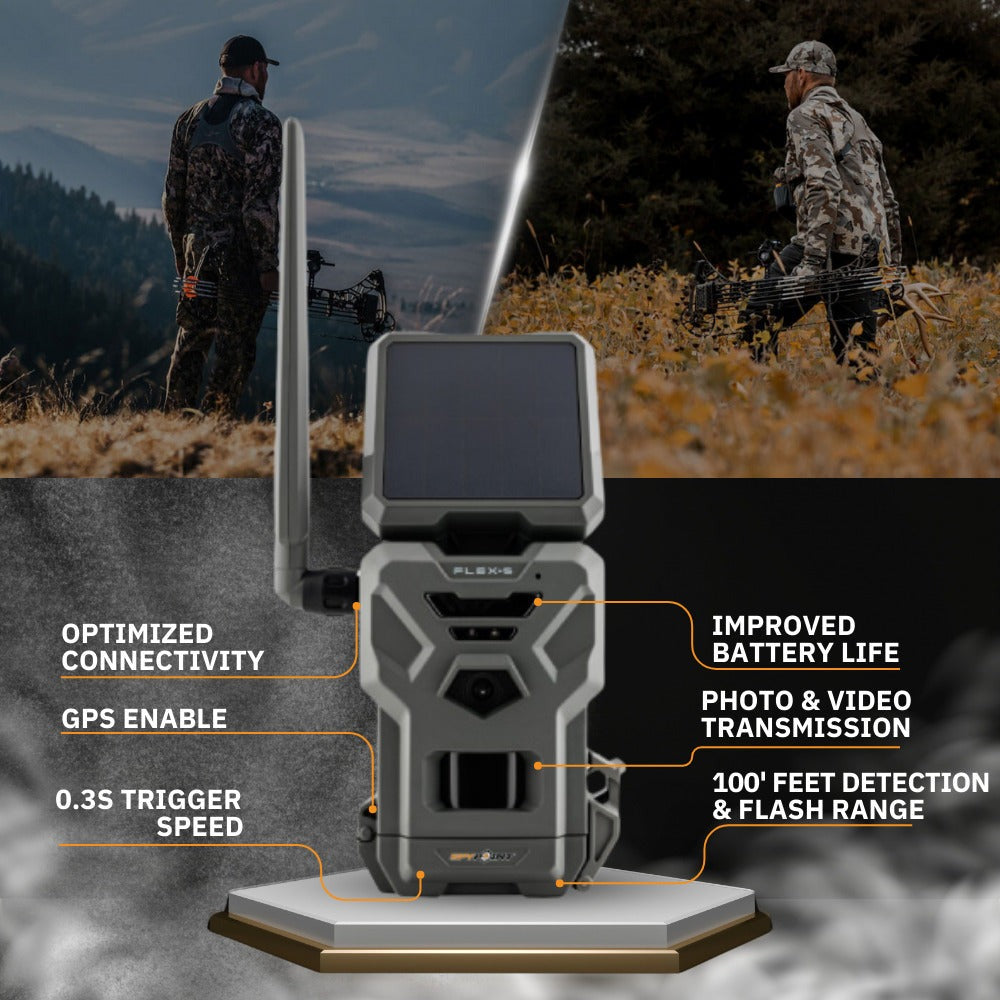 Spypoint FLEX-S 36 Megapixel Trail Camera with 100-Feet Flash and Detection Range Bundle