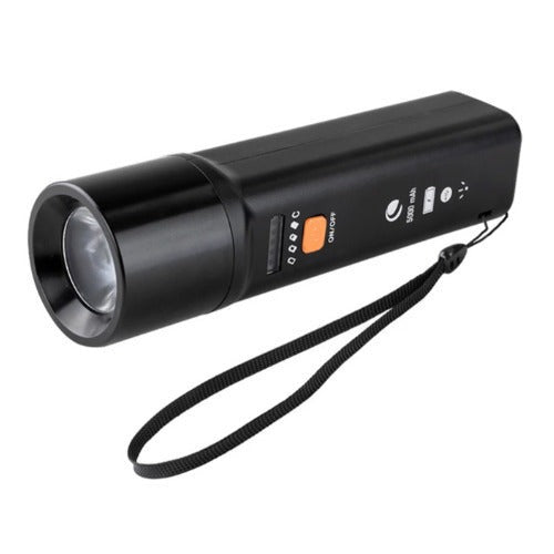 Celestron PowerTank Glow 5000 Red Flashlight and Power Bank with Phone Adapter