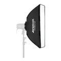 Westcott ClickBox 1x3 Softbox (Bowens) - Removable Diffuser, Silver Interior