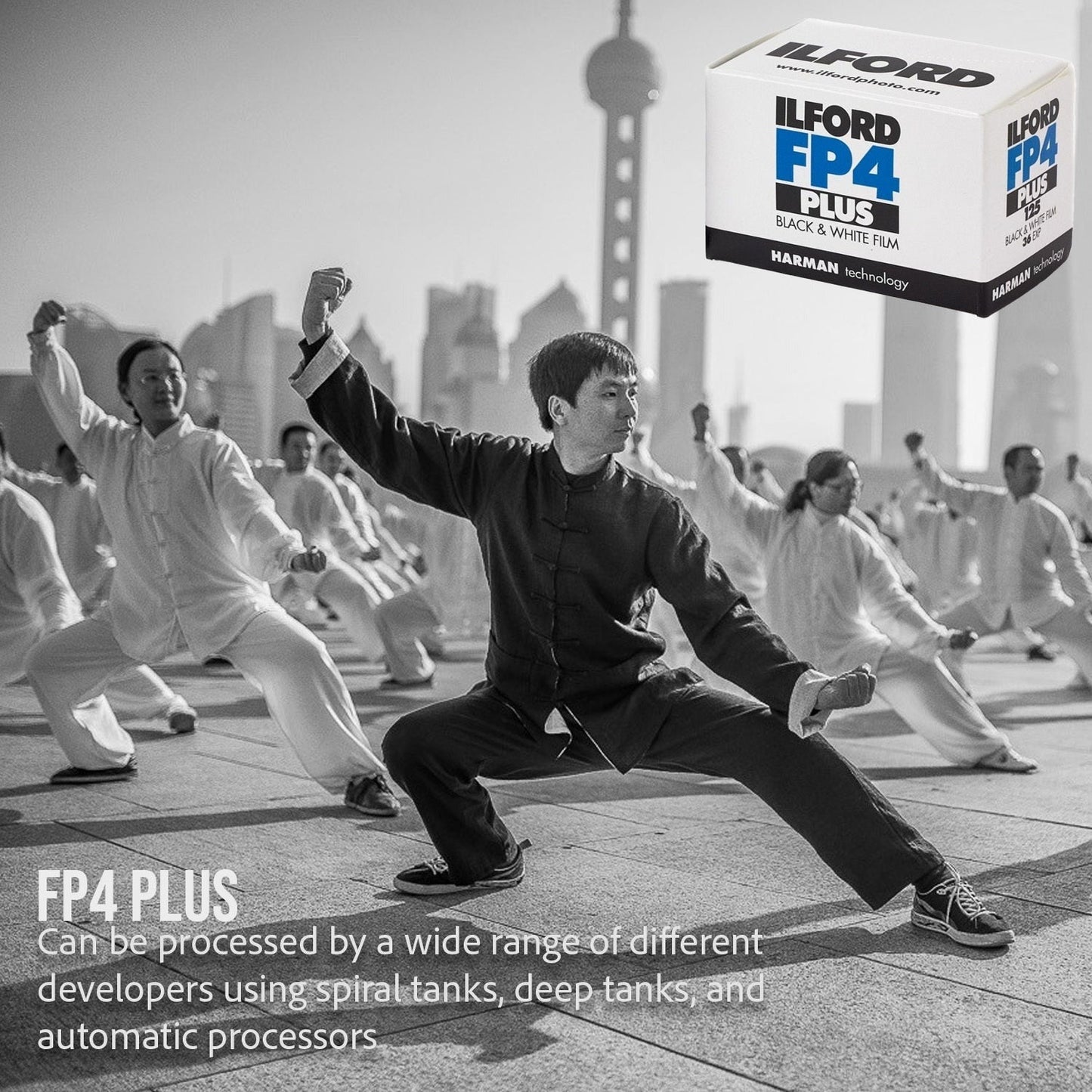 Ilford FP4 Plus Black and White Film (35mm Roll Film, 36 Exposures)