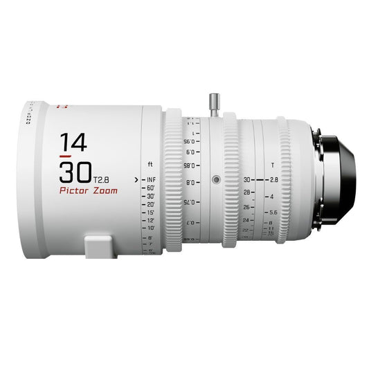DZOFilm Pictor Zoom 14-30mm T2.8 Super 35 Parfocal Lens (PL and EF Mounts, White)