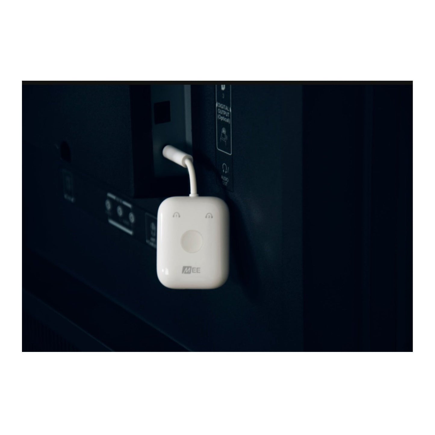 MEE Audio Connect Air In-Flight Wireless Audio Adapter for AirPods (White)