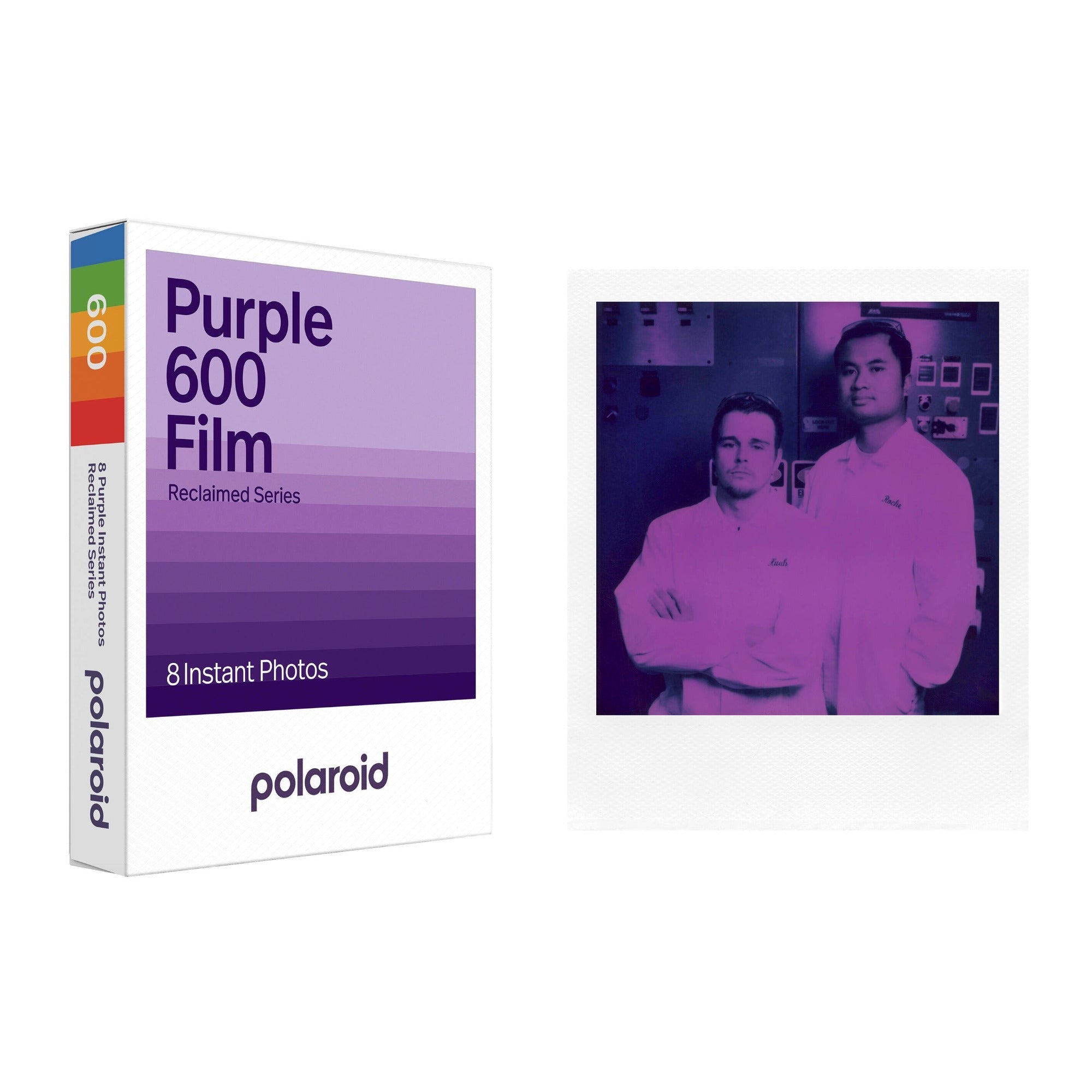 Polaroid Purple Instant Film Reclaimed Series for 600 with 8 Exposures