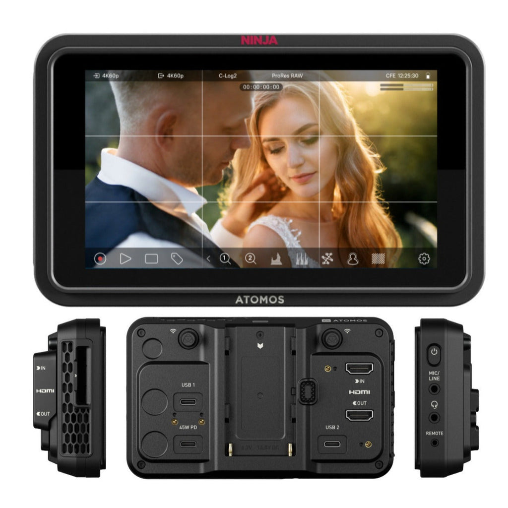 Atomos Ninja TX GO 5-Inch Touch Display with Universal Accessory Kit Bundle
