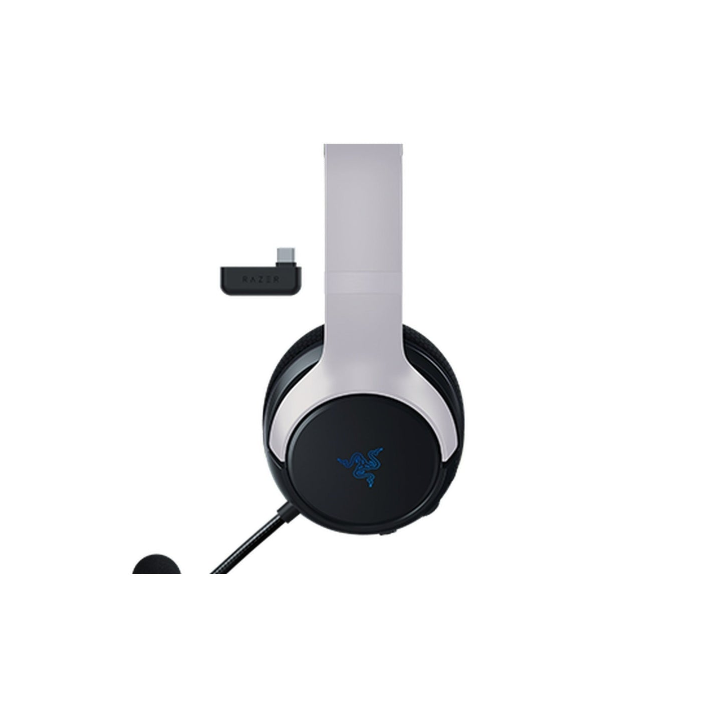 Razer Kaira Dual Wireless Razer SmartSwitch PS5 Gaming Headset for Playstation and PC (White)