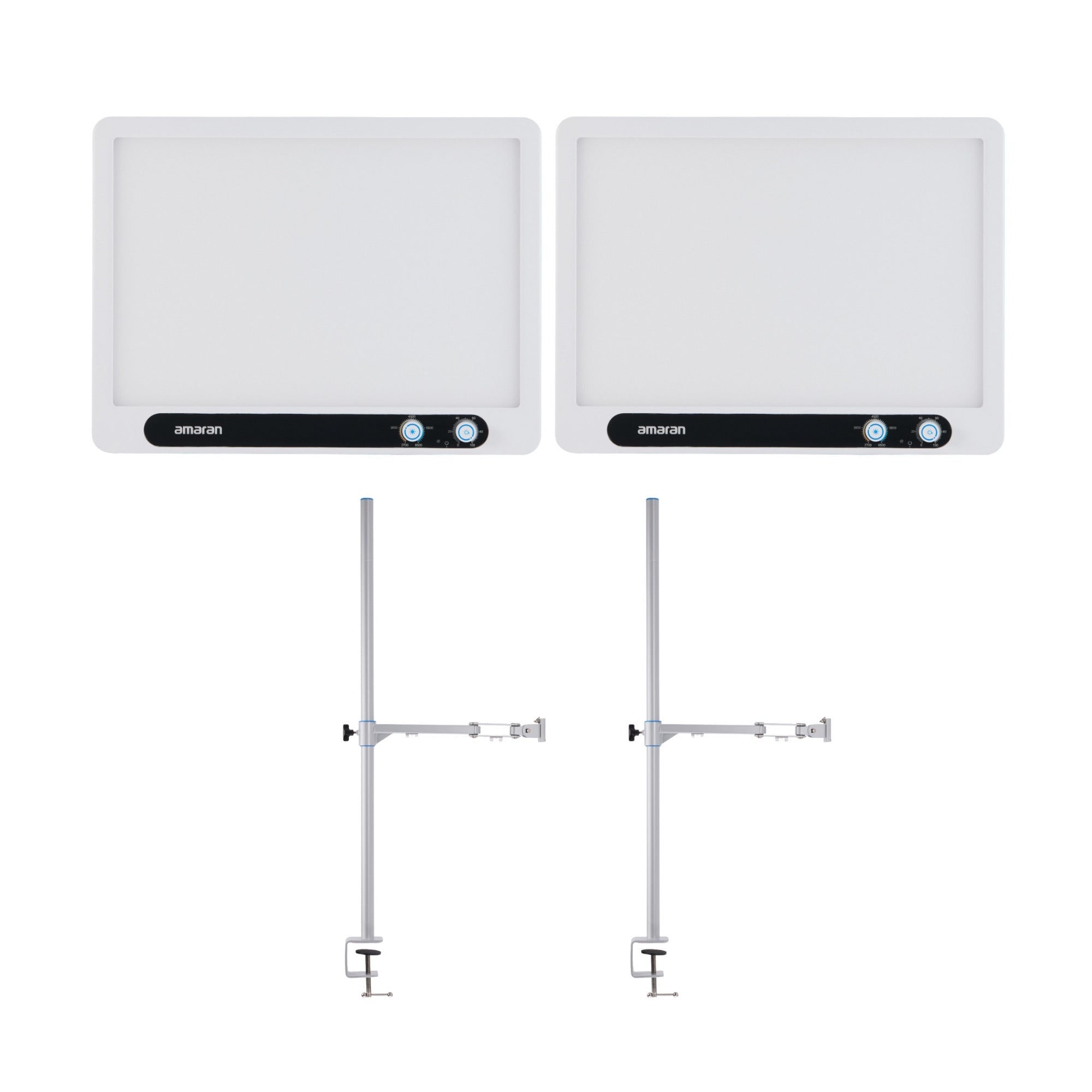 Amaran Verge Edge-Lit LED Panel Light (White, US) with Accessory Bundle