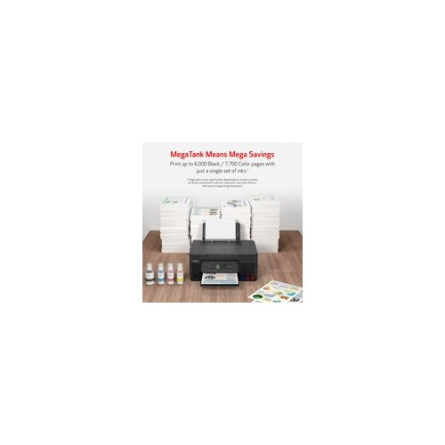Canon PIXMA G3270 MegaTank All-in-One Wireless Color Printer with Integrated Ink Tanks (Black)