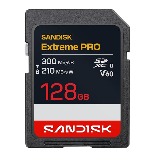 SANDISK 128GB Extreme PRO SDXC UHS-II Memory Card