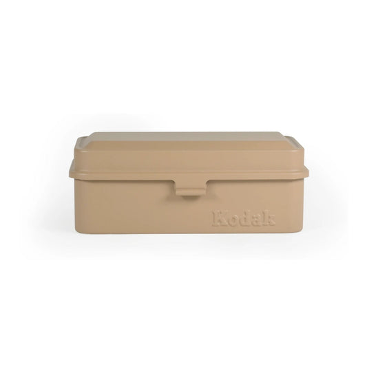 Kodak Steel 35mm and 120mm Film Roll Case (Holds 10 35mm or 8 120mm Rolls, Beige)