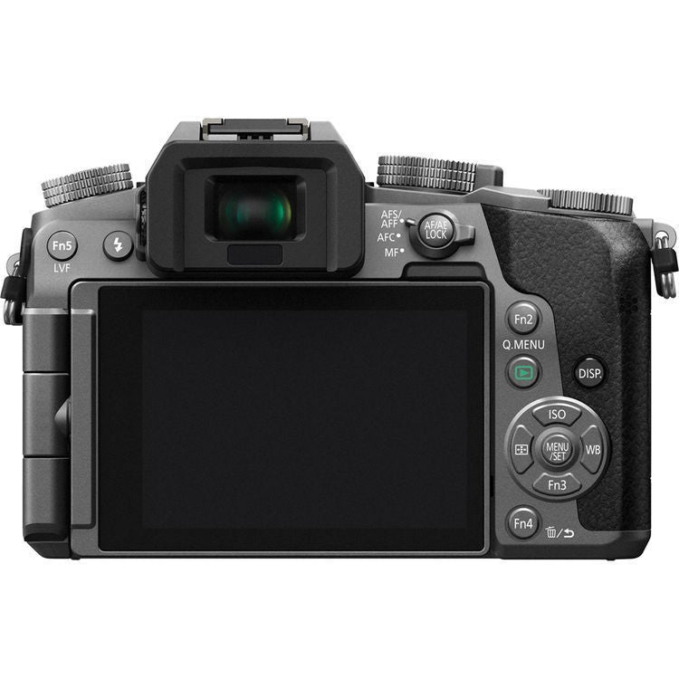 Panasonic LUMIX G7 Mirrorless Camera (Silver) with 14-42mm Lens and Koah Mic Bundle