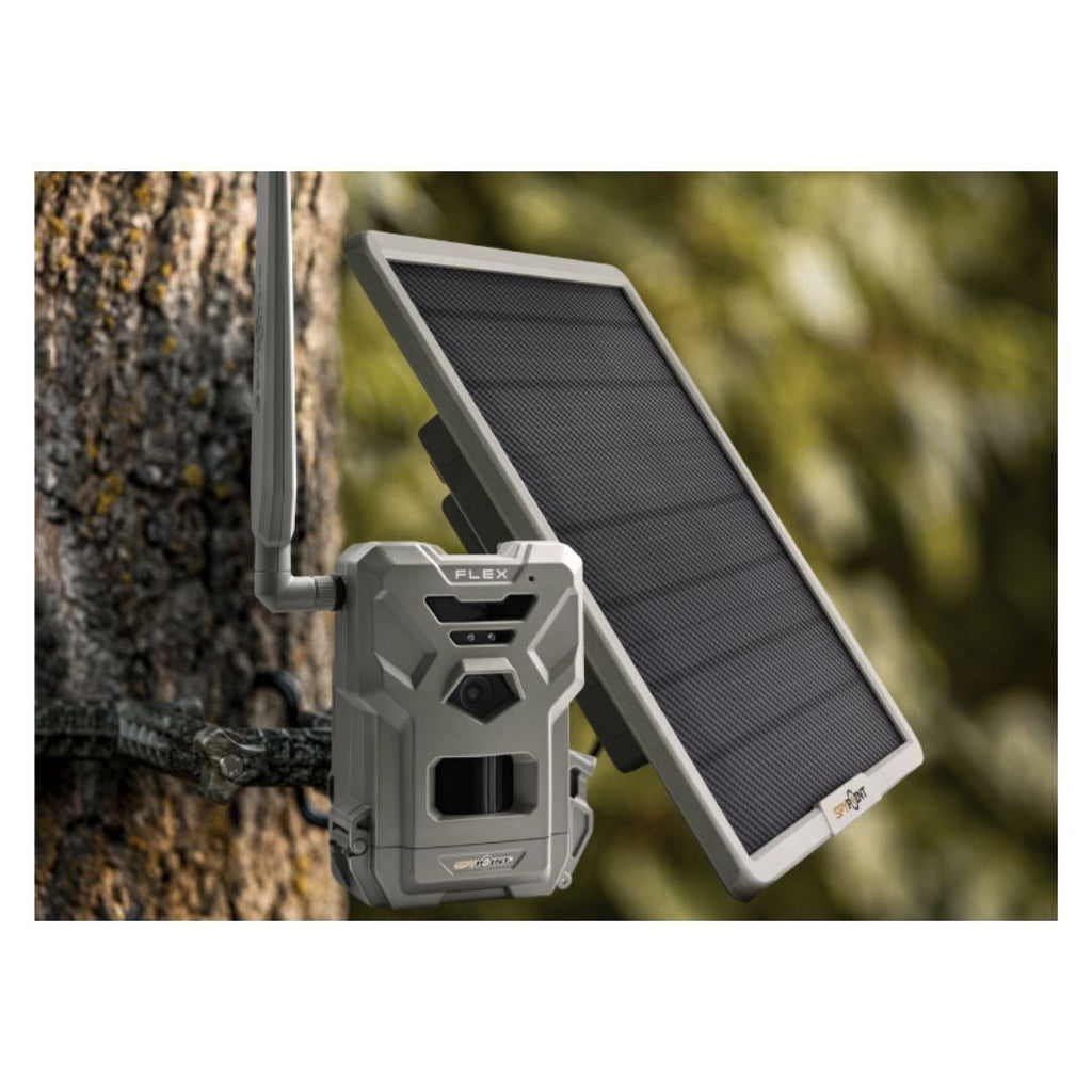 Spypoint 10-Watt Solar Panel for Trail Camera (4-Pack) Bundle with 32GB Memory Card and Reader