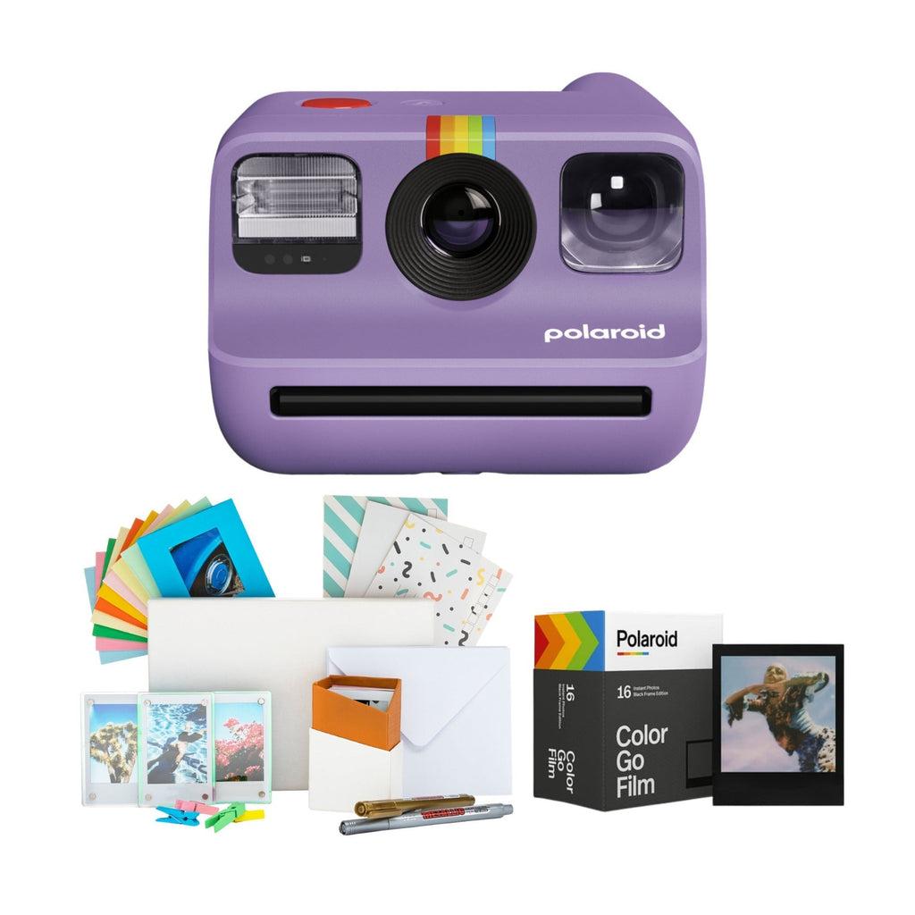 Polaroid Go Generation 2 Instant Camera with Self-Timer (Purple) Bundle