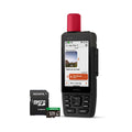 Garmin GPSMAP H1i Plus Premium Handheld GPS Navigator Bundle with MicroSD Card