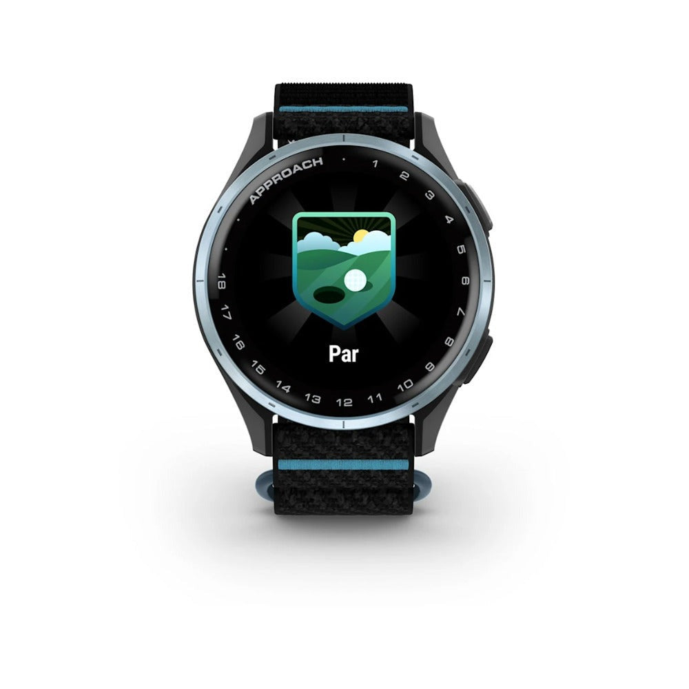 Garmin Approach J1 GPS Golf Watch (Cloud Blue Aluminum/Azure ComfortFit Band)
