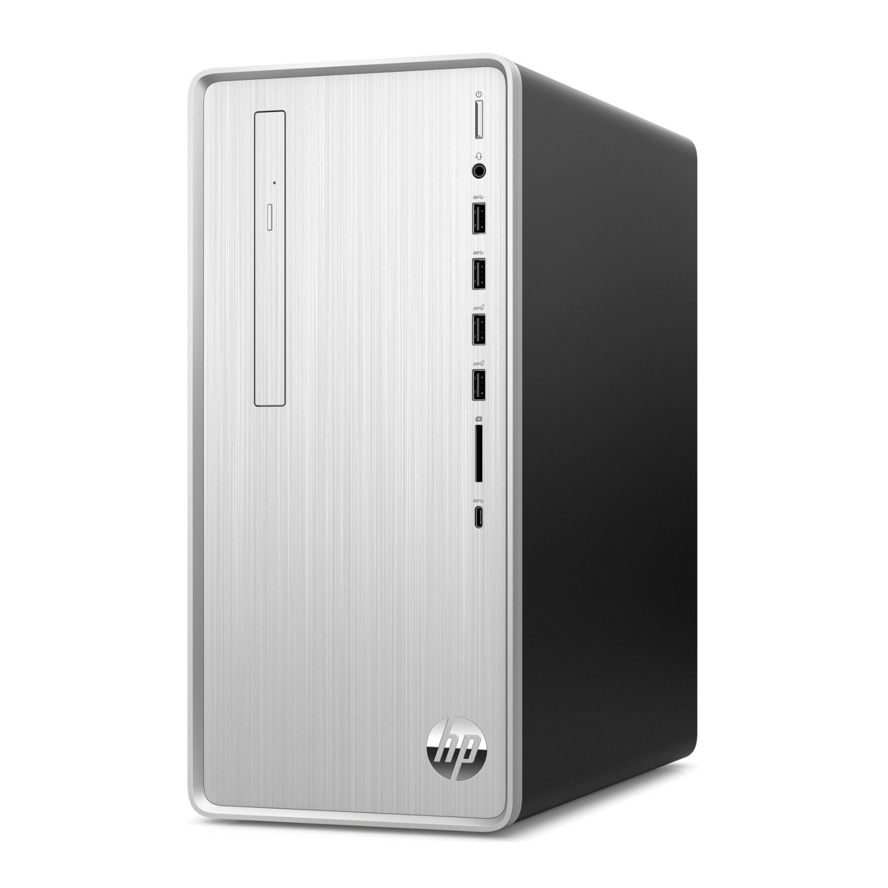 HP Pavilion TP01 Desktop PC, Intel Core i5-9400 (6-Core), 12GB RAM, 1TB HDD + 128GB SSD, AMD Radeon 2GB (Certified Refurbished)