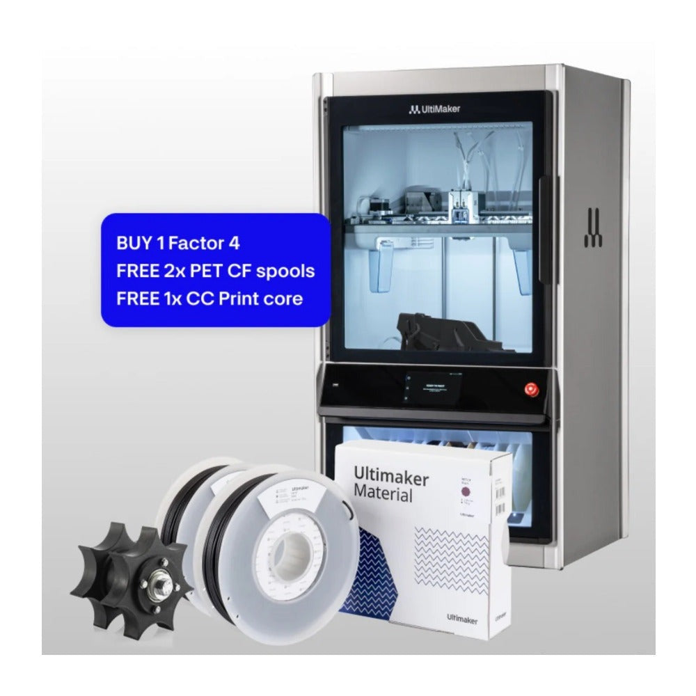 UltiMaker Factor 4 Secure Industrial 3D Printer with Dual Extrusion (US)