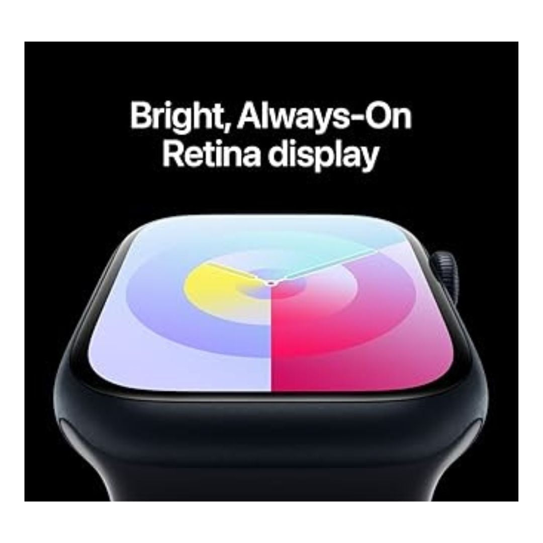 Apple Watch Series 9 GPS + Cellular Aluminum Case with Midnight Sport Band (Certified Refurbished)