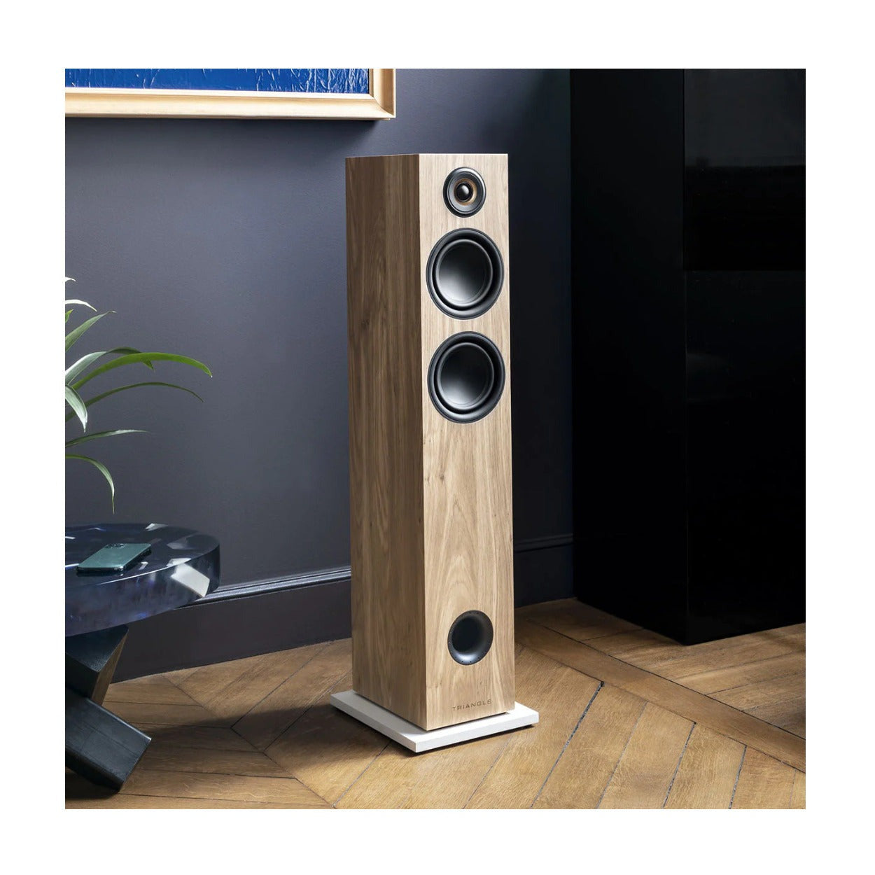 Triangle LN05A Wireless Bluetooth Floor Standing Single Speaker (Light Oak)