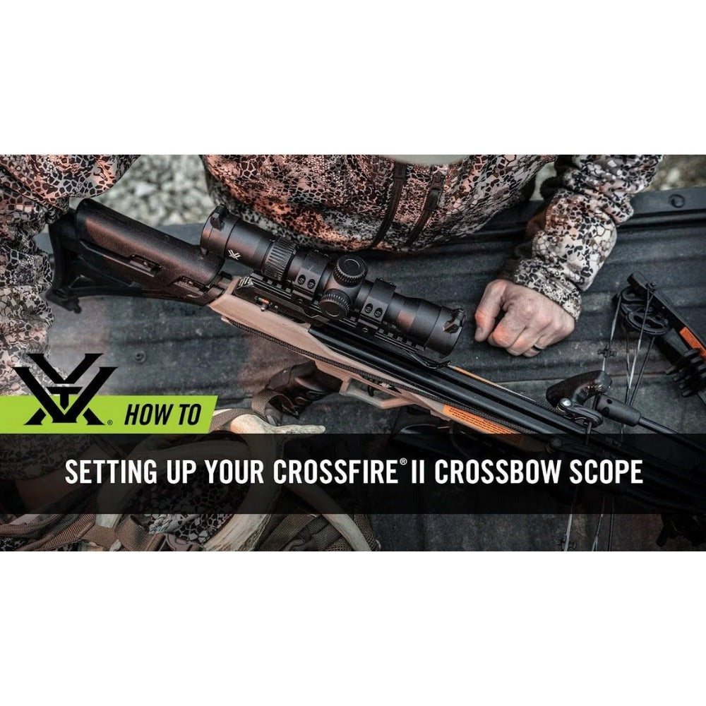 Vortex Crossfire II 2-7x32 Crossbow Scope with Vortex Bantam HD 6.5 x 32 Youth Binocular Bundle