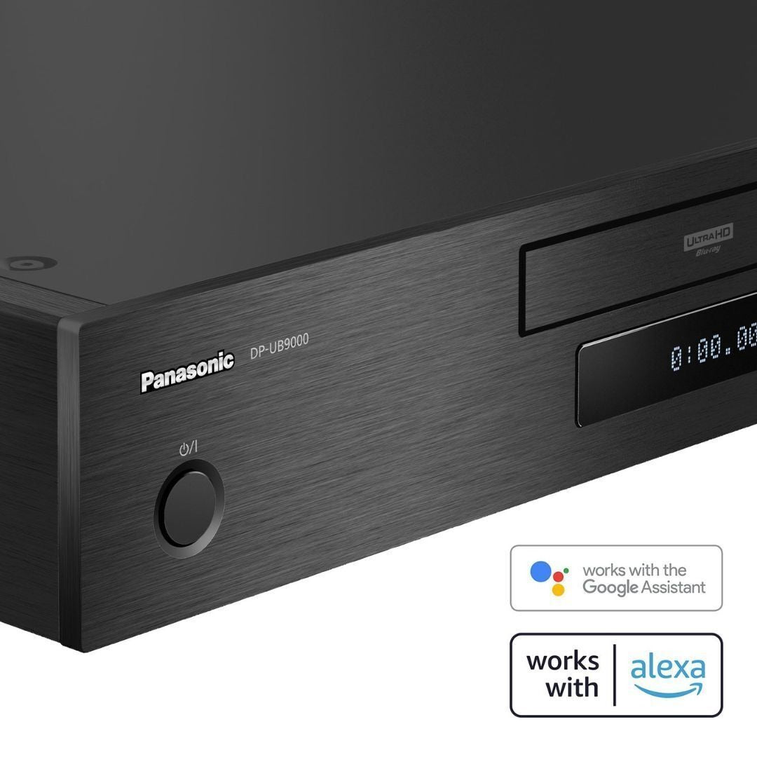 Panasonic DP-UB9000P1K Reference 4K Ultra HD Blu-ray Player, Dolby Vision, Hi-Res Audio (Black) (Certified Refurbished)