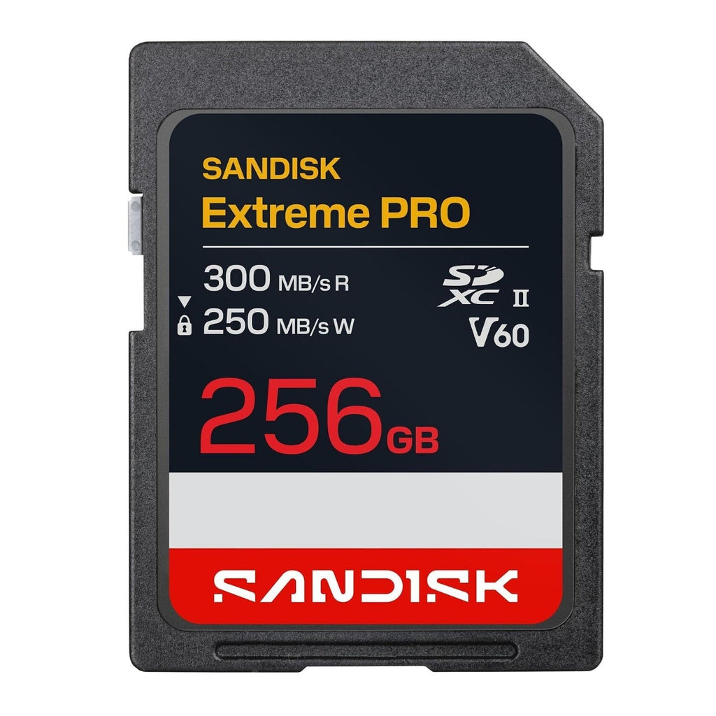 SANDISK 256GB Extreme PRO SDXC UHS-II Memory Card