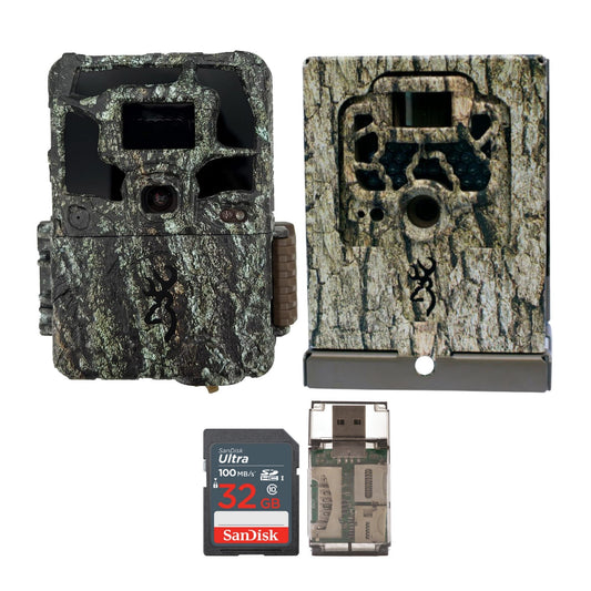 Browning Dark Ops Pro X Trail Camera w/Memory Card, Security Box Bundle