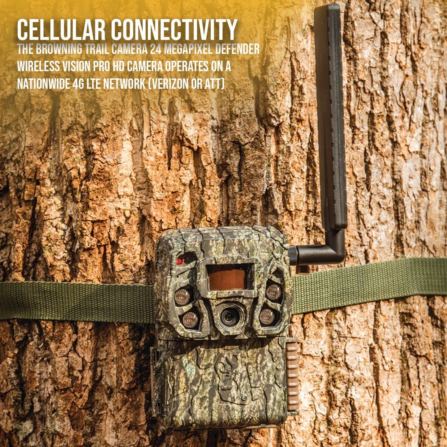 Browning Trail Camera - Defender Wireless Vision Pro HD AI 46MP Bundle