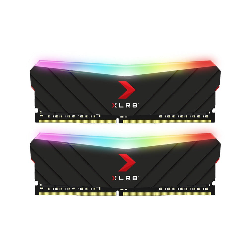 PNY 32GB XLR8 Gaming EPIC-X RGB 3200 MHz Desktop Memory Kit (2 x 16GB) Bundle