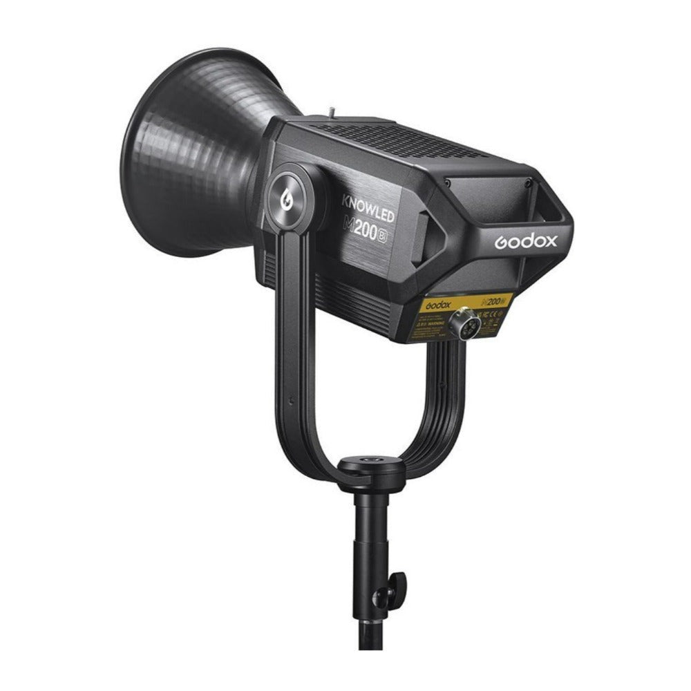 Godox M200Bi Knowled Bi-Color LED Light with Quiet Cooling System and 7 Built-In FX Effects (Black)