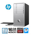 HP Pavilion 590 Desktop PC, Intel Core i7-8700, 16GB RAM, 2TB HDD, AMD Radeon 2GB, Windows 10 (Certified Refurbished)
