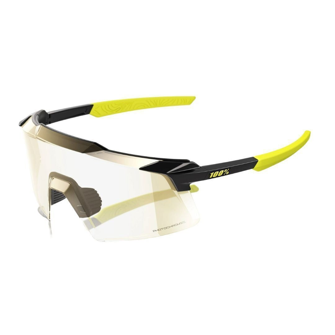 100% Aerocraft Sunglasses Gloss Black Photochromic Lens