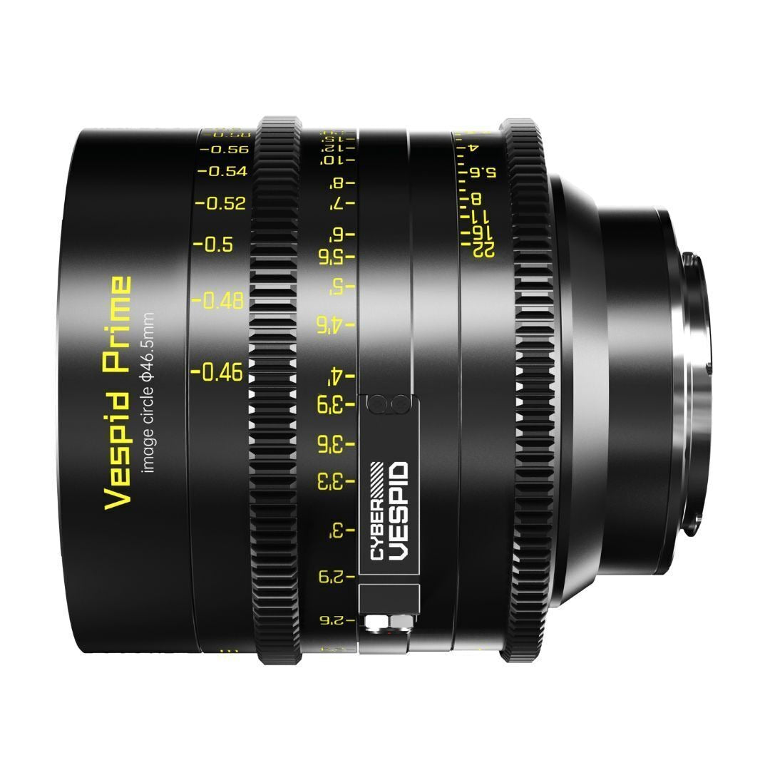 DZOFilm VESPID Cyber Full Frame 50mm T2.1 Prime Lens with Real-Time Transmission (PL and EF Mounts)